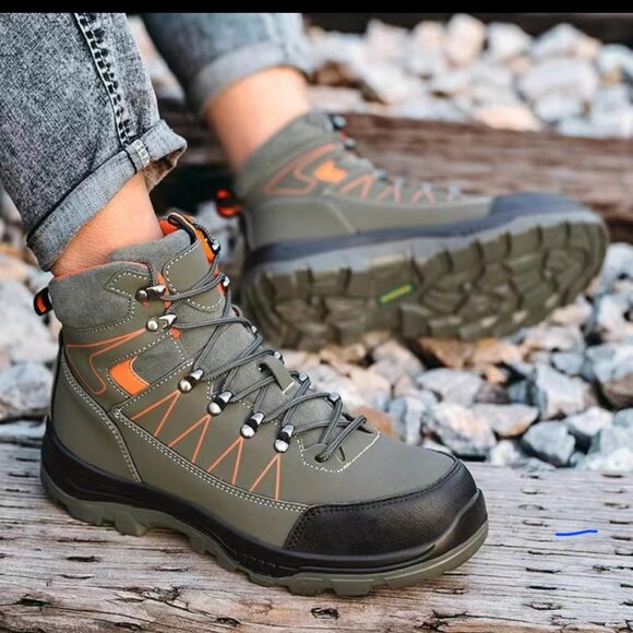 Women Work Boots, Winter Men Steel Toe Caps Trainers Puncture Proof Work Sneaker - Picture 4 of 8